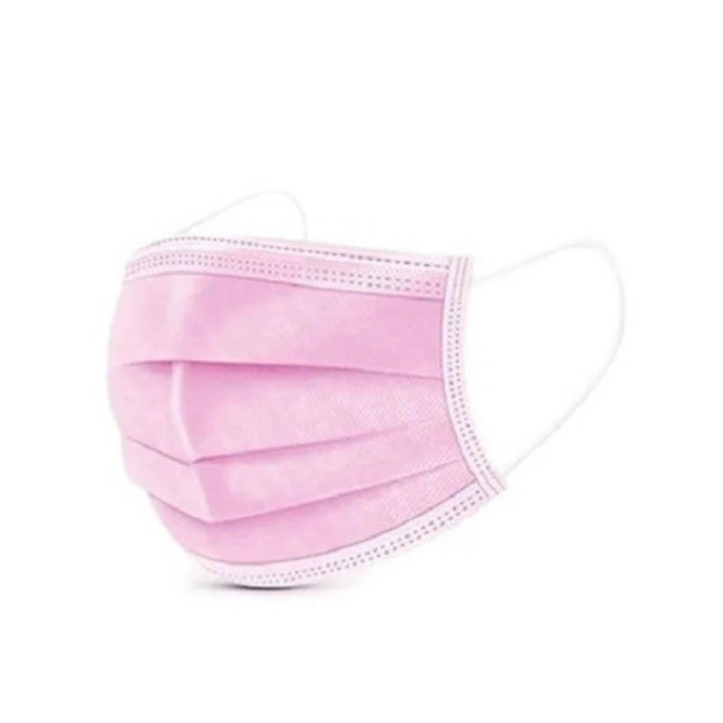 Máscara Descartável Rosa