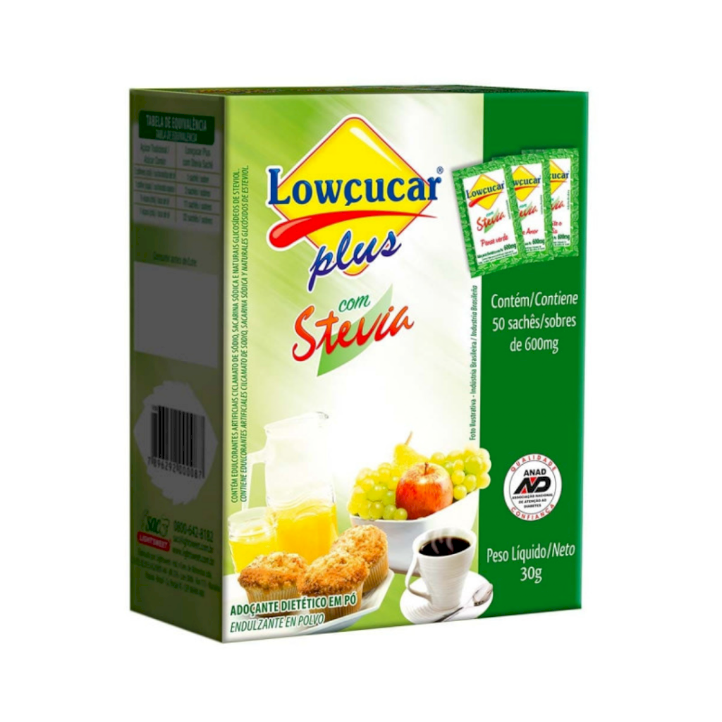 Adoçante Sachê Lowçucar 