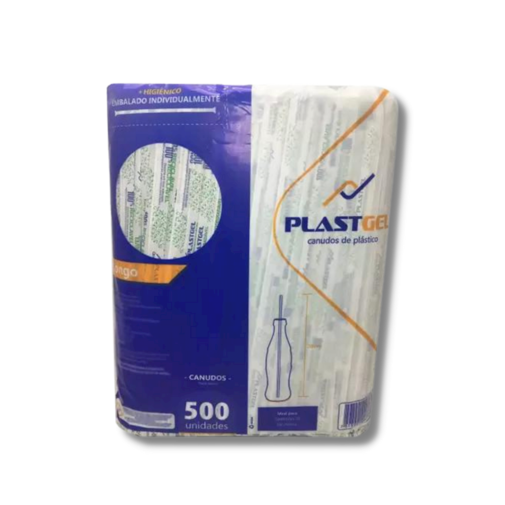 Canudo Sachê Biodegradável Plastgel