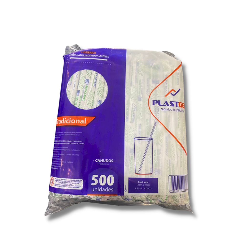 2623 - Canudo Sachê Tradicional Plastgel