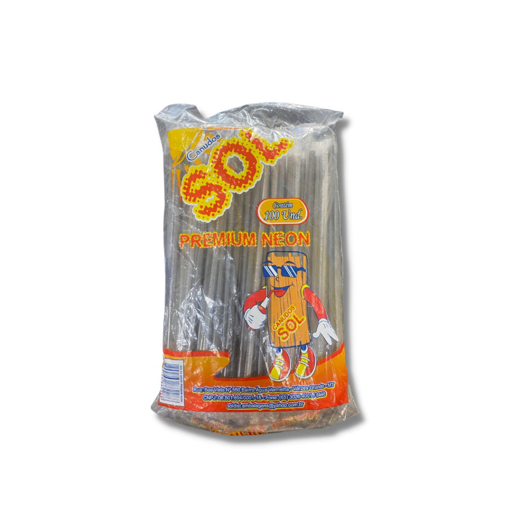 2040 - Canudo Sachê Preto Sol