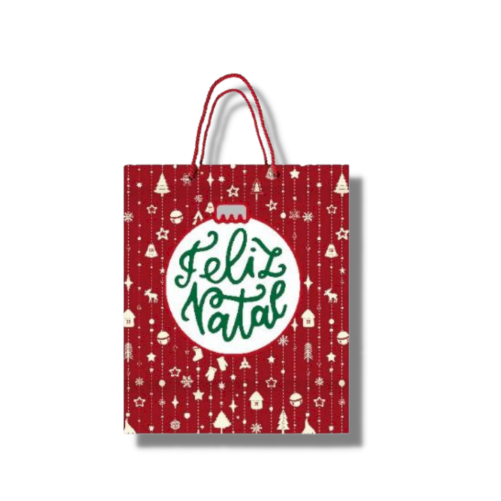 Sacola Papel Natal