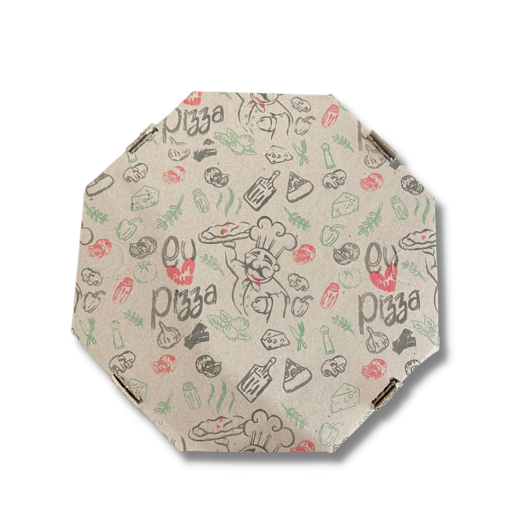 Forma Pizza Papel Octavada 
