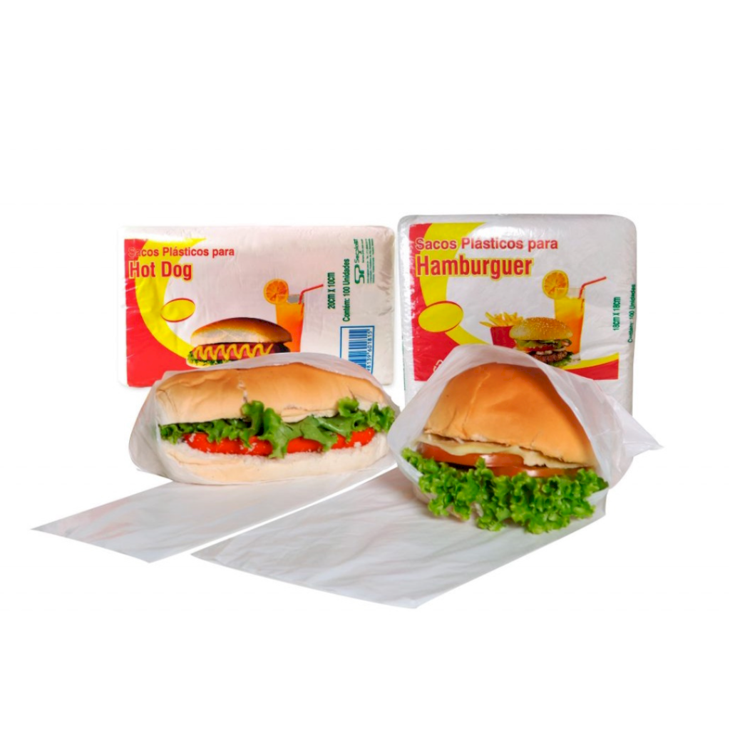 Saco Hot Dog/Hambúrguer 