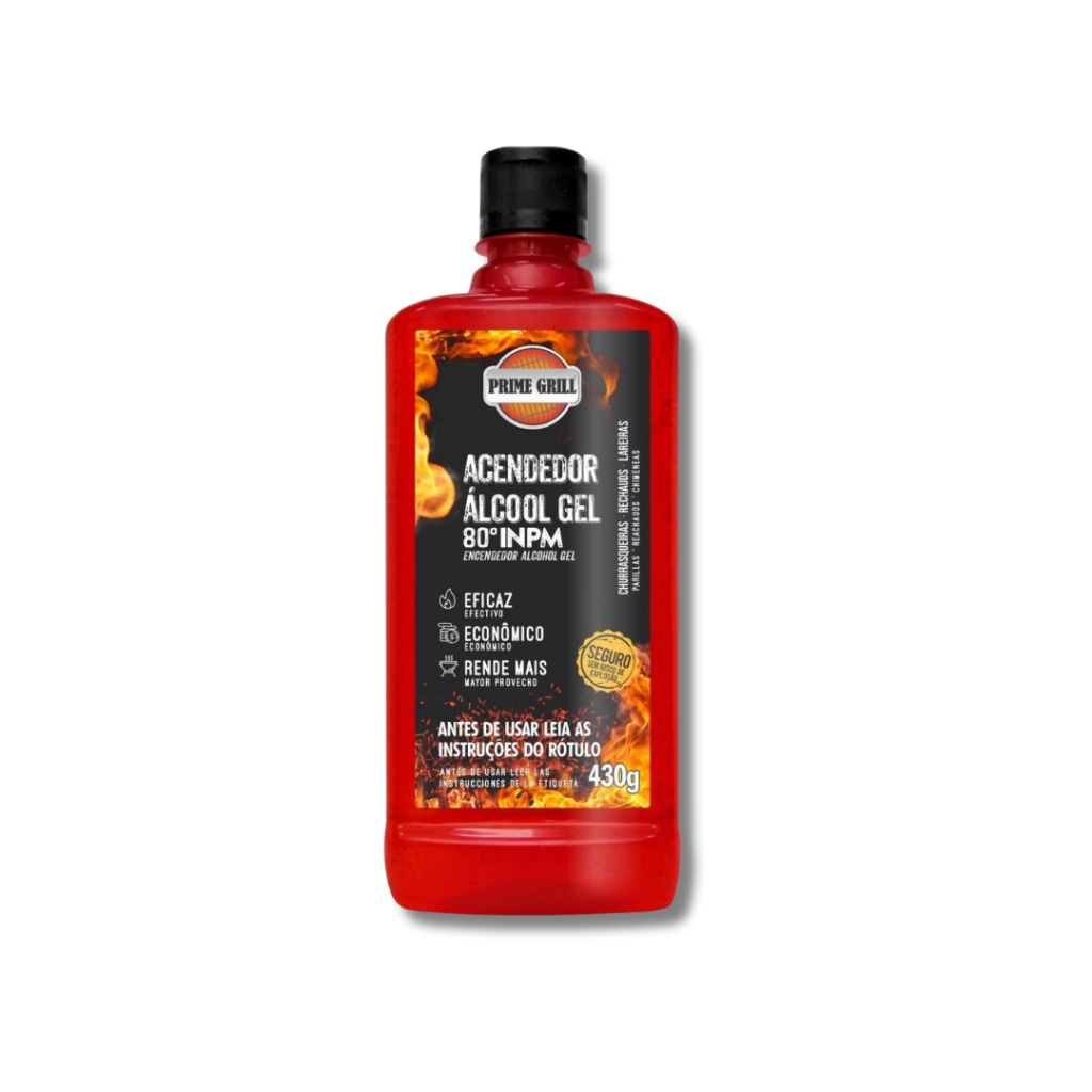 4391 - Álcool Gel Prime Grill Acendedor 80º