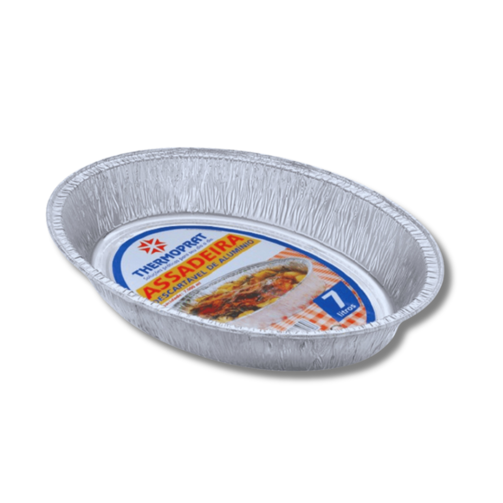 4037/4048 - Assadeira Alumínio Oval Thermoprat