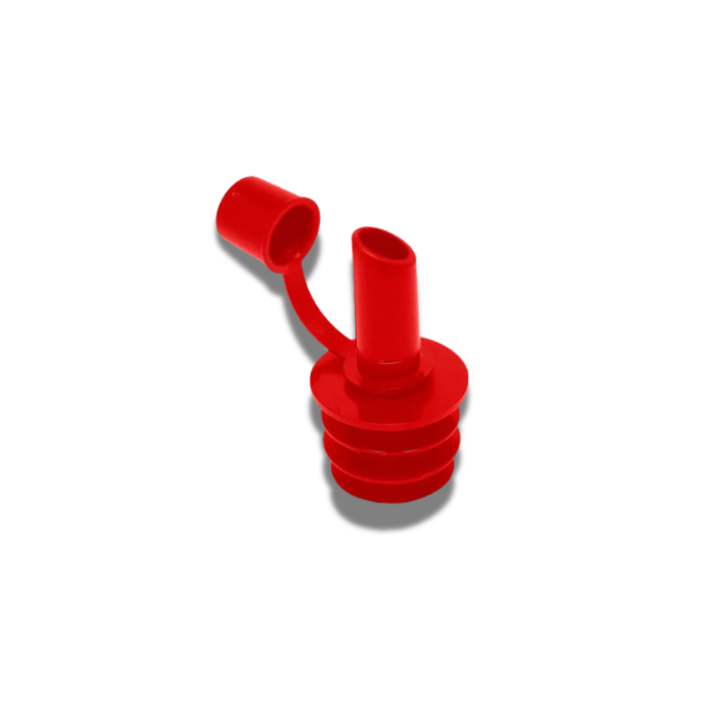3734 - Bico Dosador Plástico Vermelho