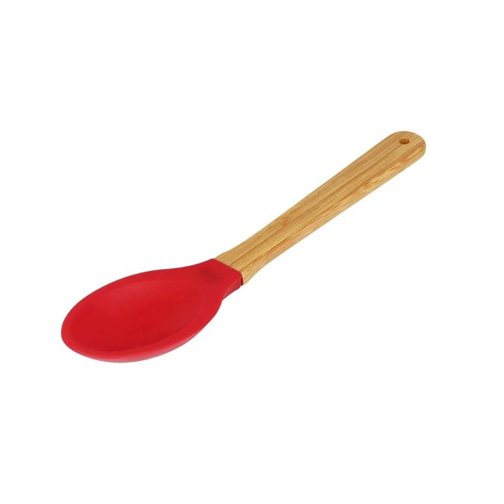 4152 - Colher Silicone e Bamboo Mor