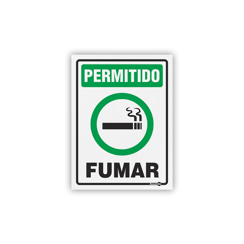 4997 - Placa Permitido Fumar PS103