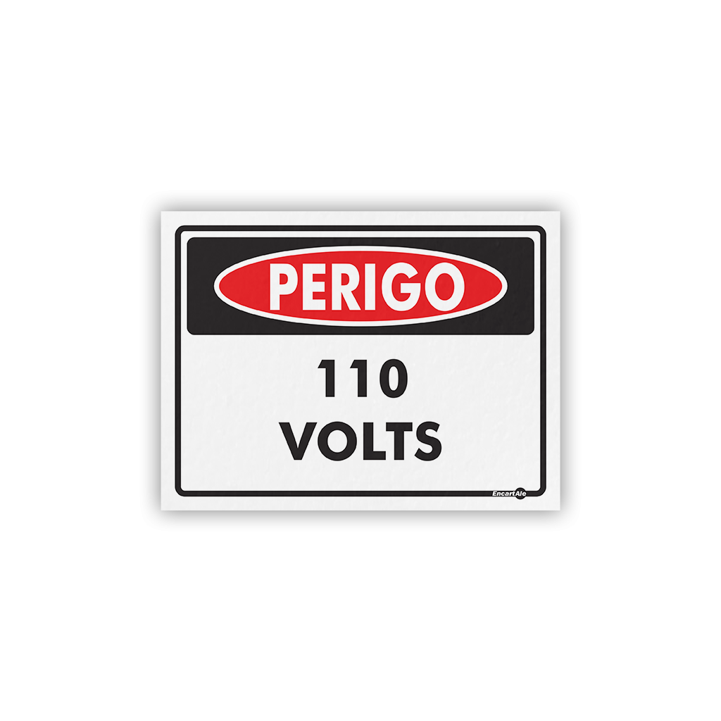 5017 - Placa Perigo 110V PS129
