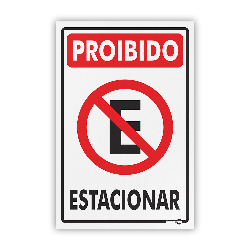5010 - Placa Proibido Estacionar PS482