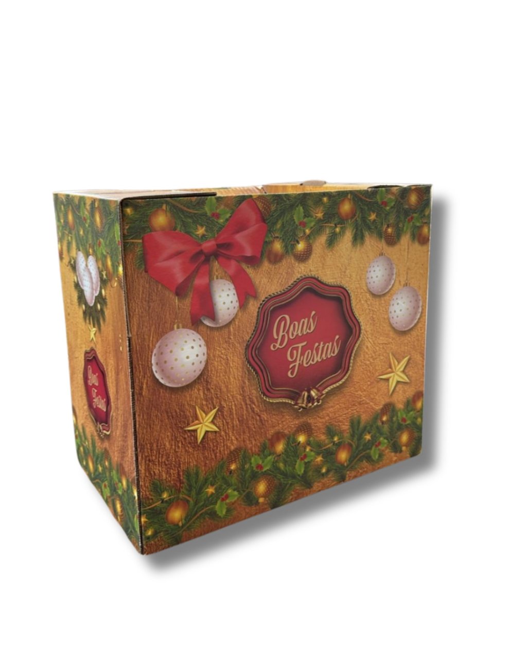 Caixa Papel Cesta Natal OFFSET 