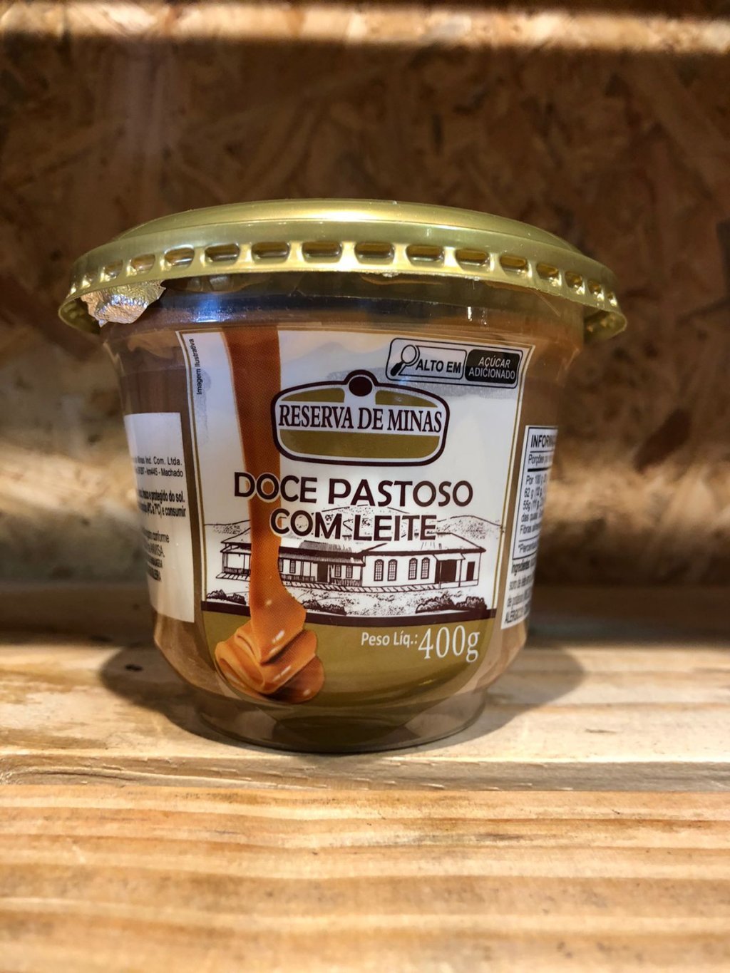  DOCE DE LEITE PURO 400GR - RESERVA DE MINAS - R$10,10