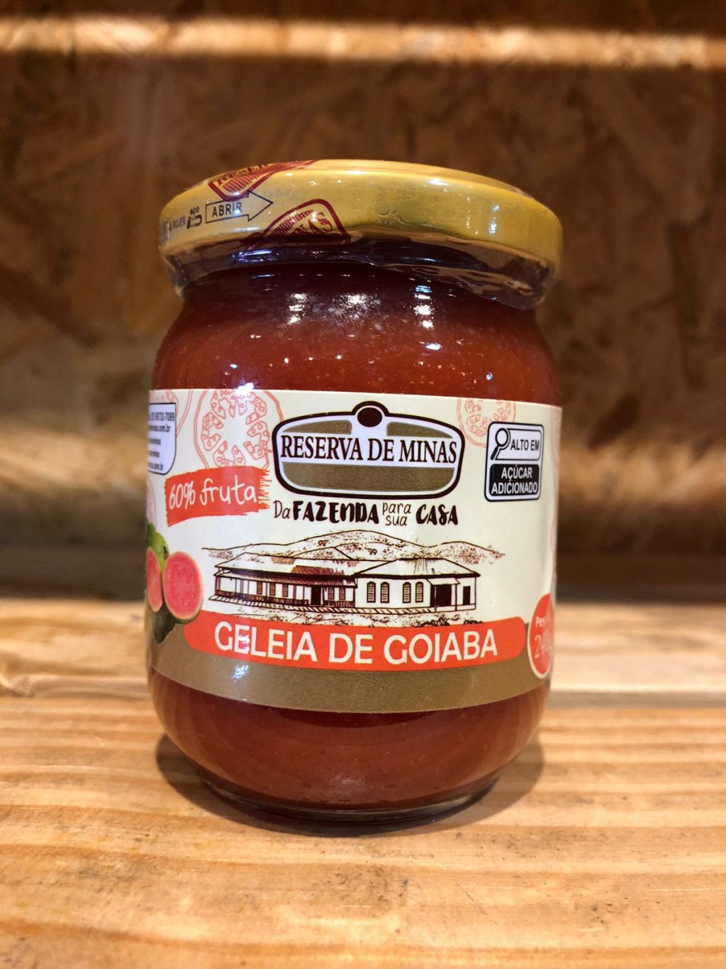 GELEIA DE GOIABA 240GR - RESERVA DE MINAS - R$10,60