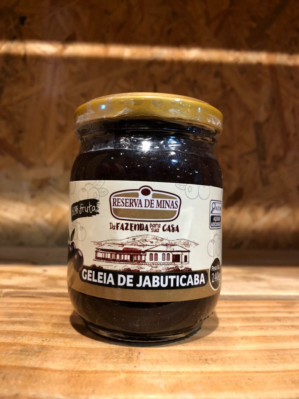 GELEIA DE JABUTICABA 240GR - RESERVA DE MINAS - R$12,30