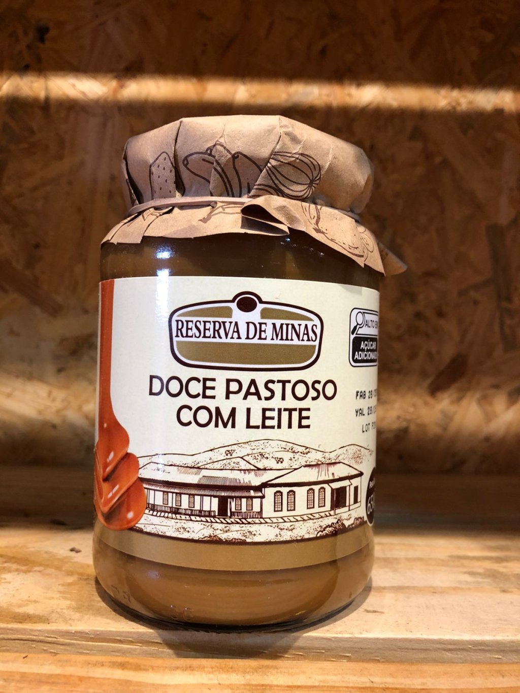 DOCE DE LEITE PURO 650GR - RESERVA DE MINAS - R$23,70