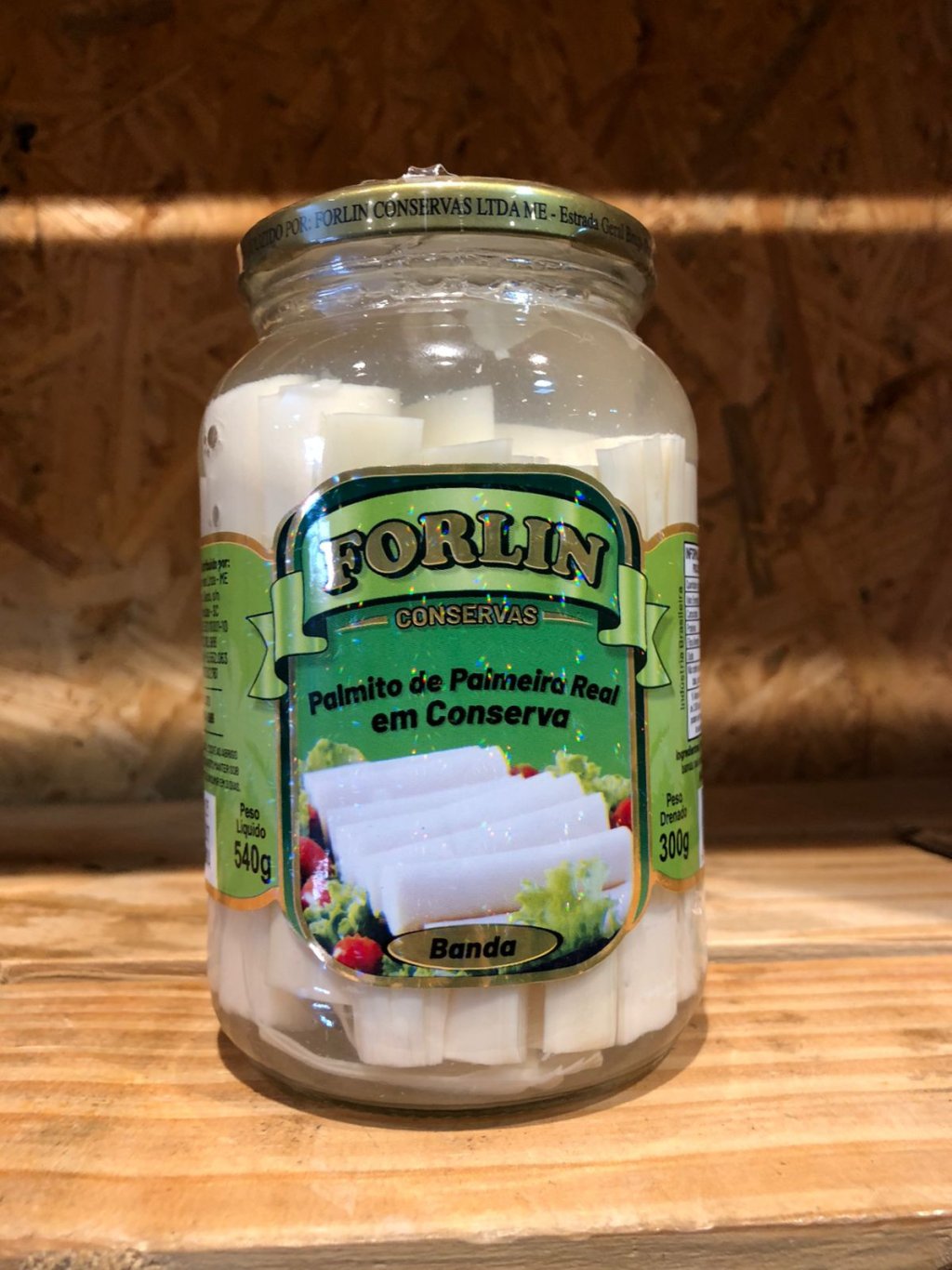 PALMITO PALMEIRA REAL BANDA 300GR - FORLIN - R$13,00