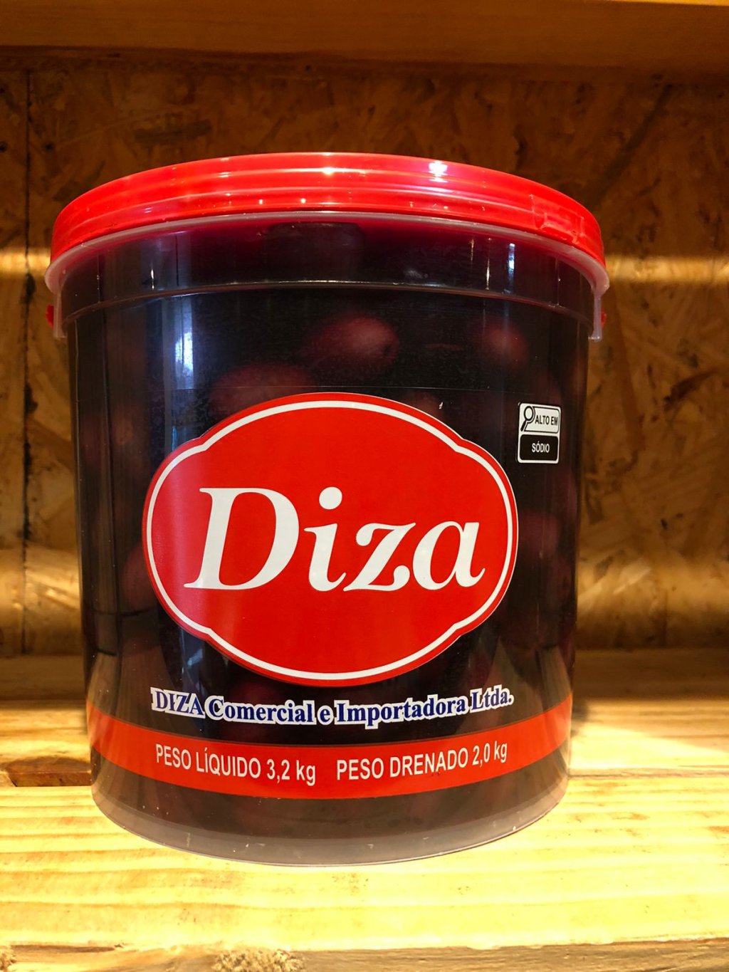  AZEITONA PRETA COM CAROÇO 2KG - DIZA - R$112,20