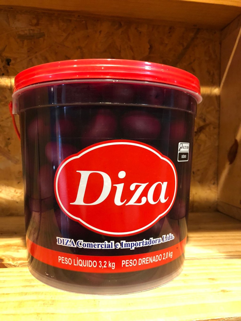 AZEITONA PRETA AZAPA 2KG - DIZA - R$137,00