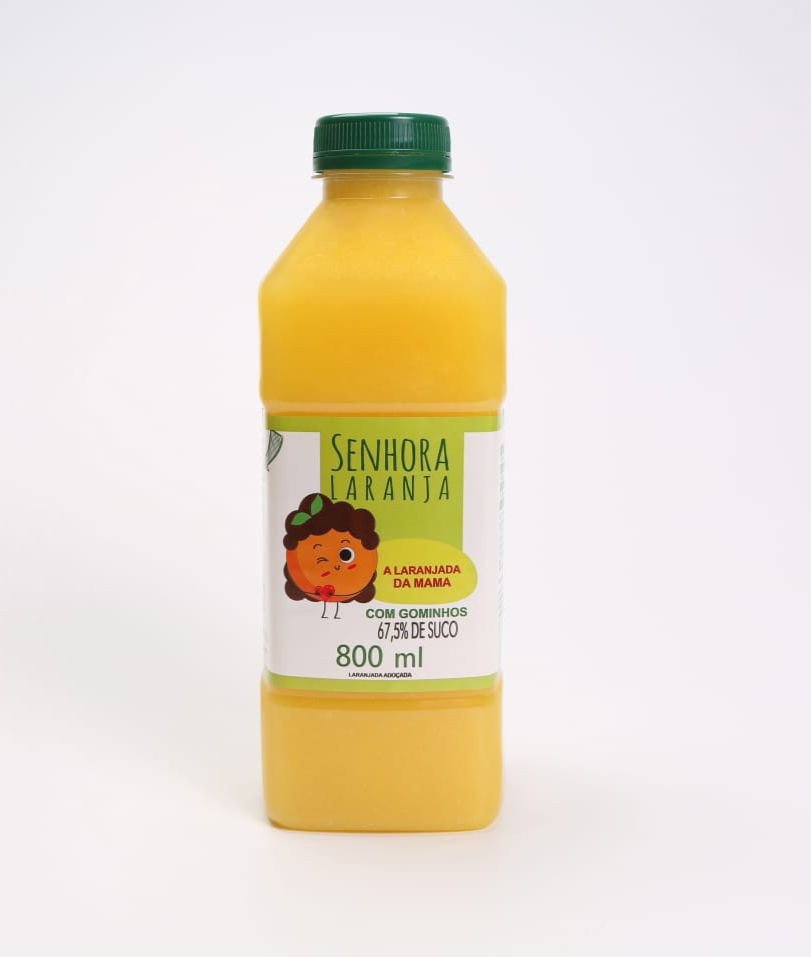  GARRAFA SENHORA LARANJA - 800 ML - NATURELL -R$9,00