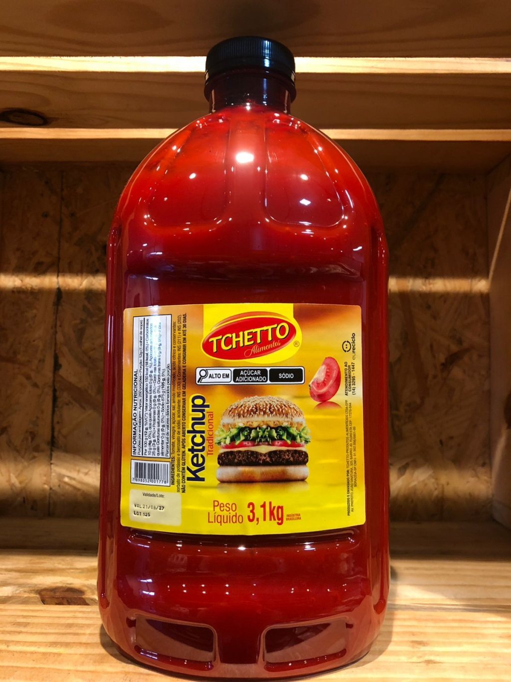 MOLHO KETCHUP TCHETTO 3,1KG - R$22,90
