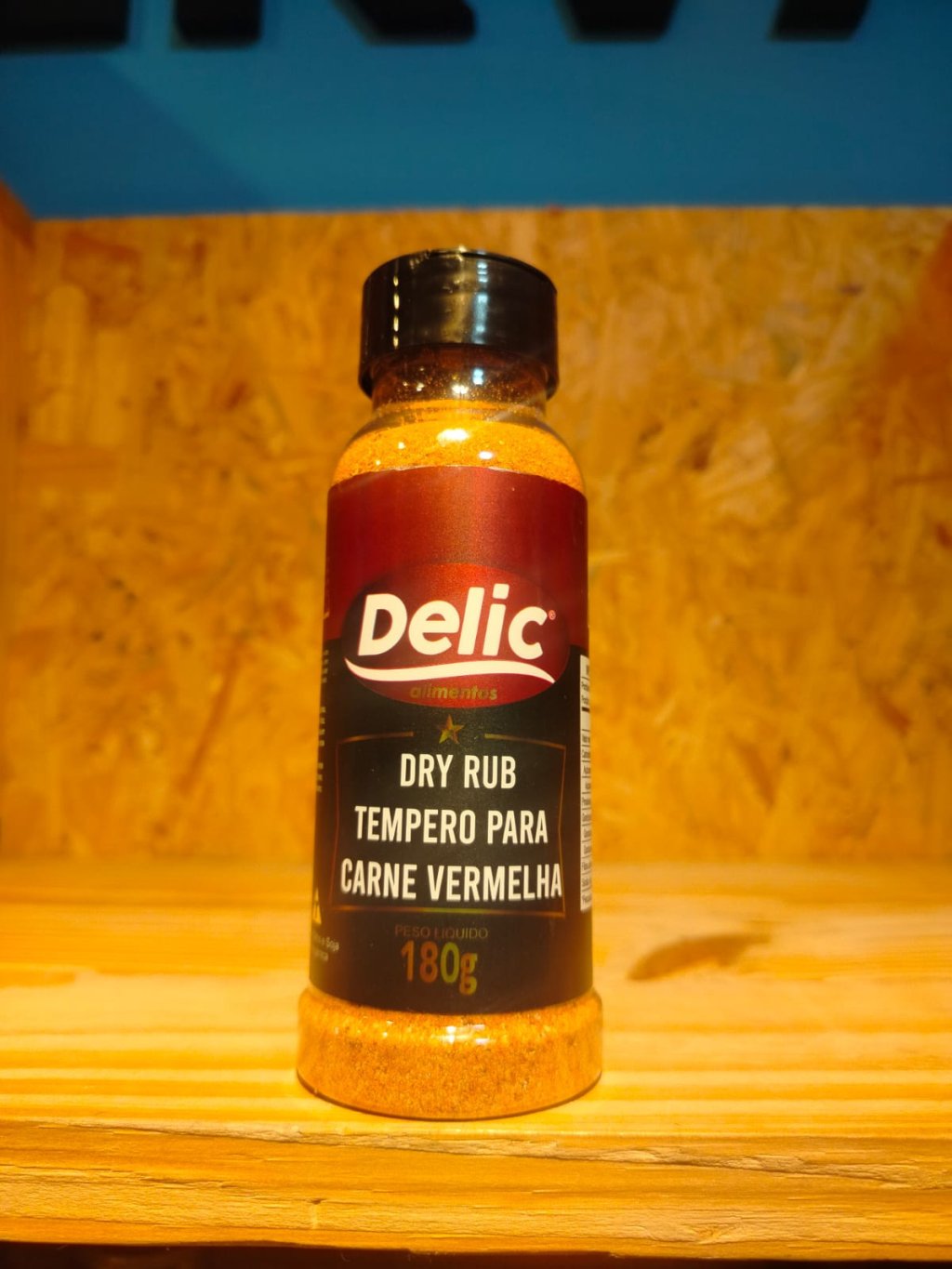 DRY RUB CARNE VERMELHA 180G - DELIC - R$12,30