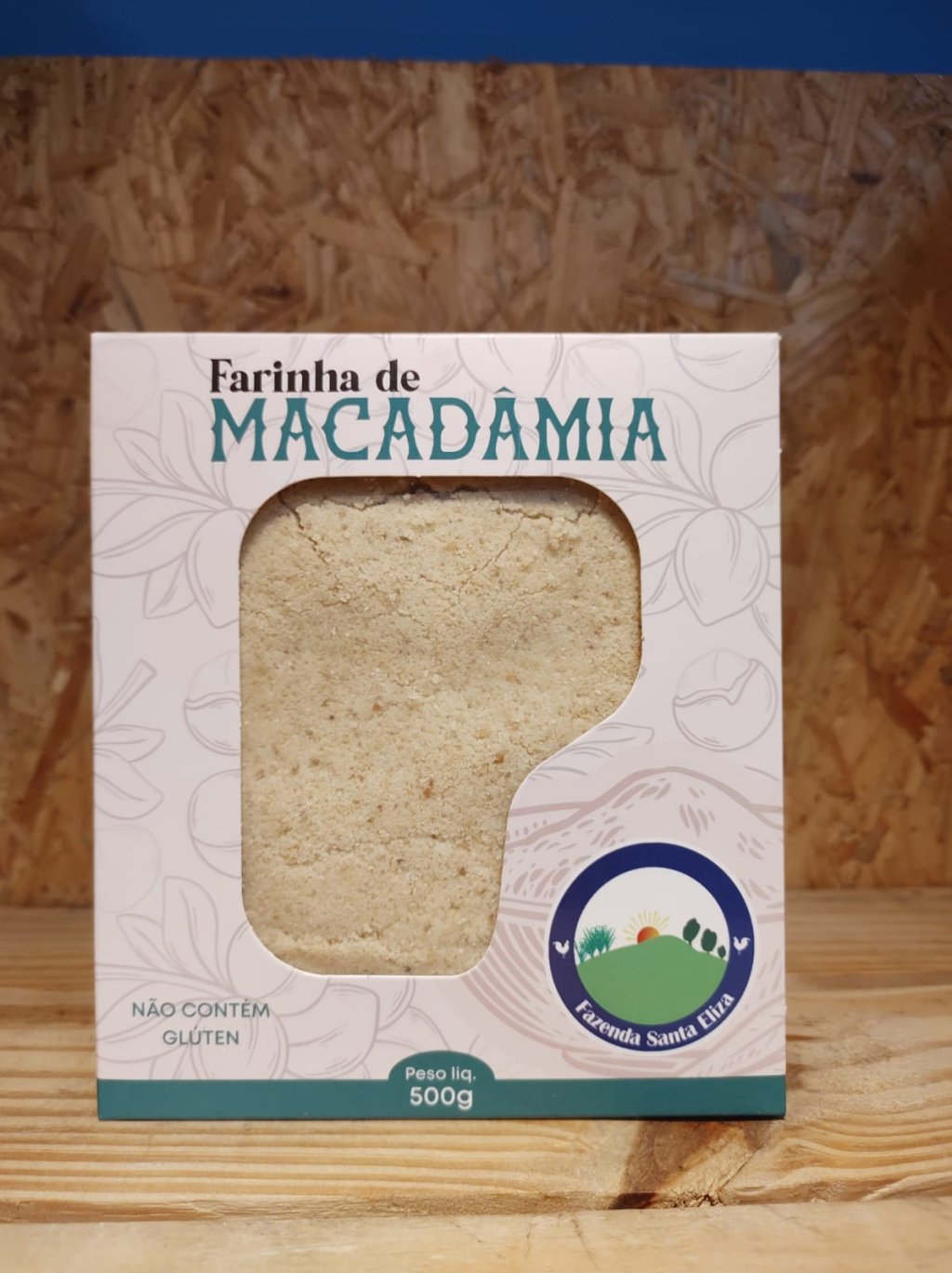  FARINHA DE MACADAMIA SANTA ELIZA 500G - R$41,00