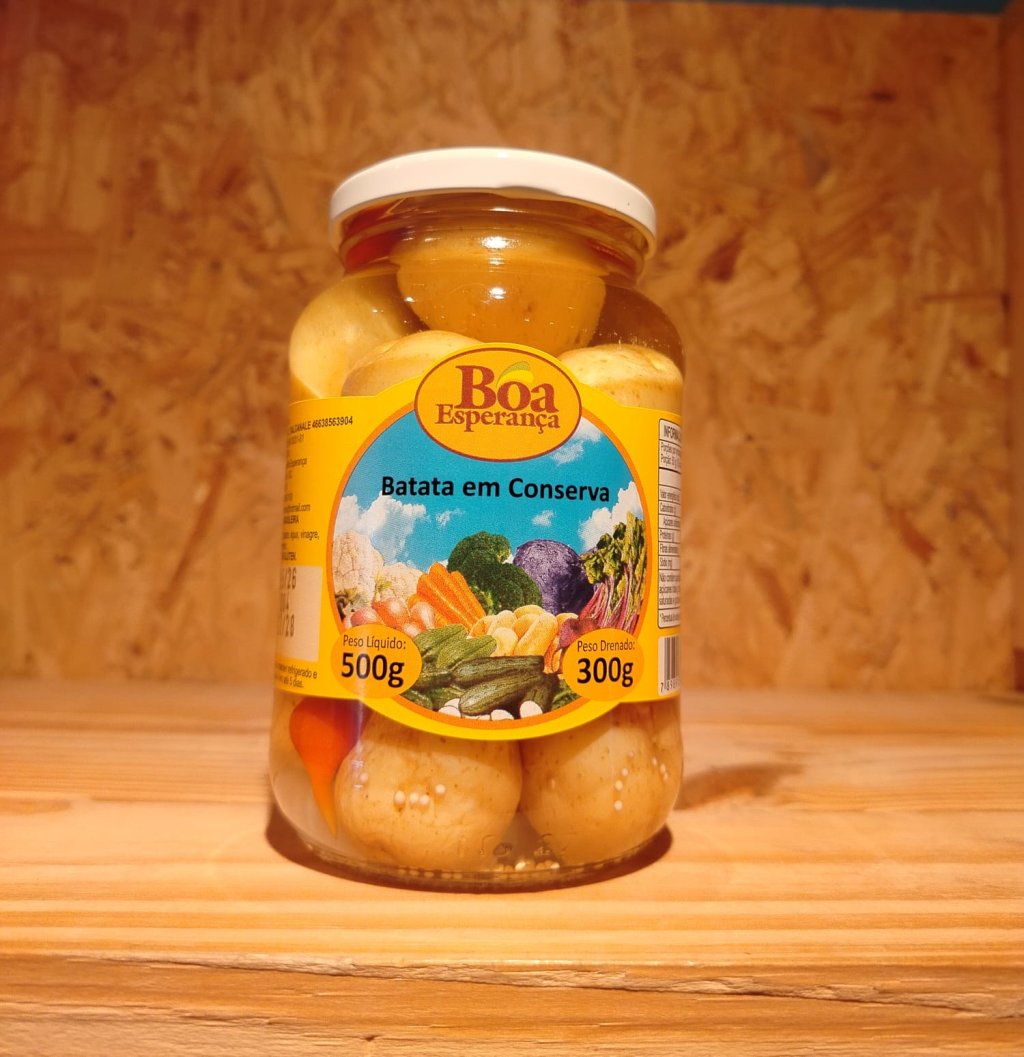 BATATA COM PIMENTA BIQUINHO 300GR - BOA ESPERANÇA R$13,90