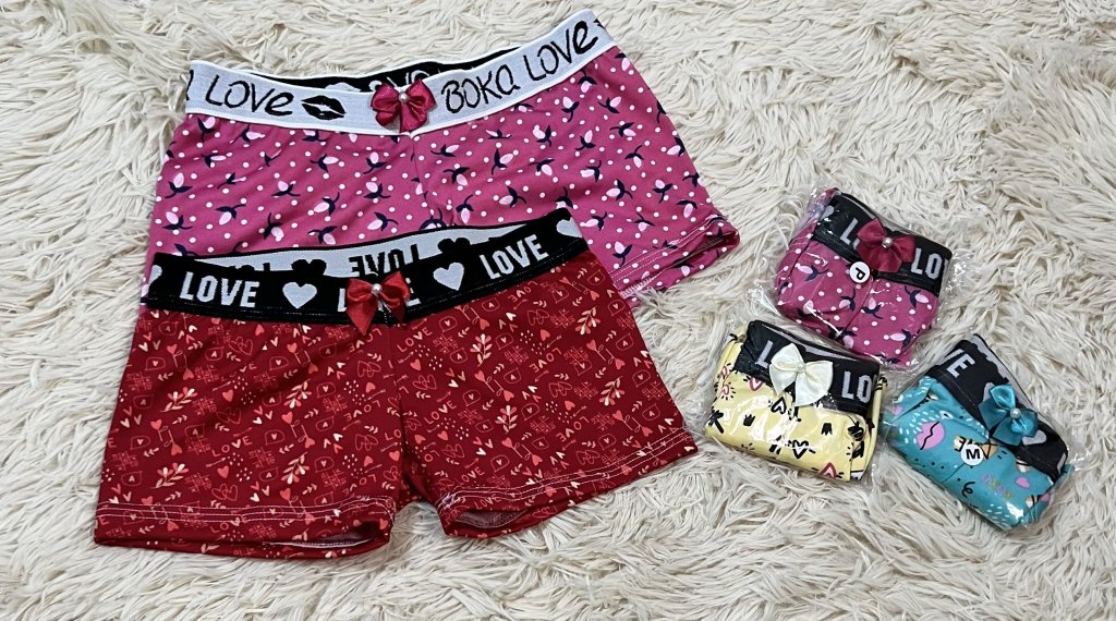 Calcinha box infantil com COS