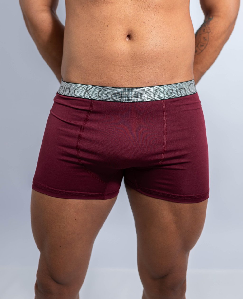 Cueca box lisa micro fibra kit com 3 unidades