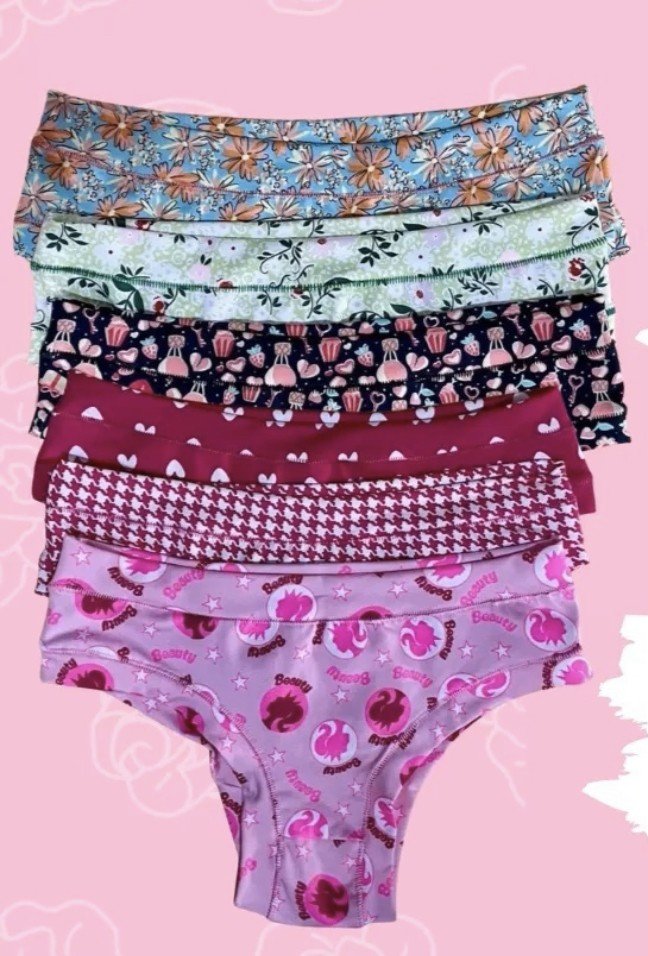 Calcinha toda de micro fibra 