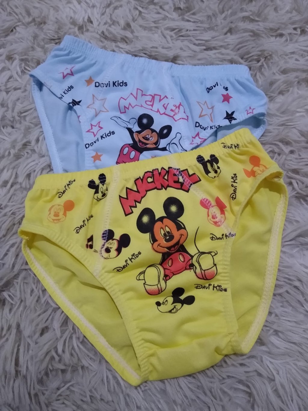 Cueca infantil estampa na frente 