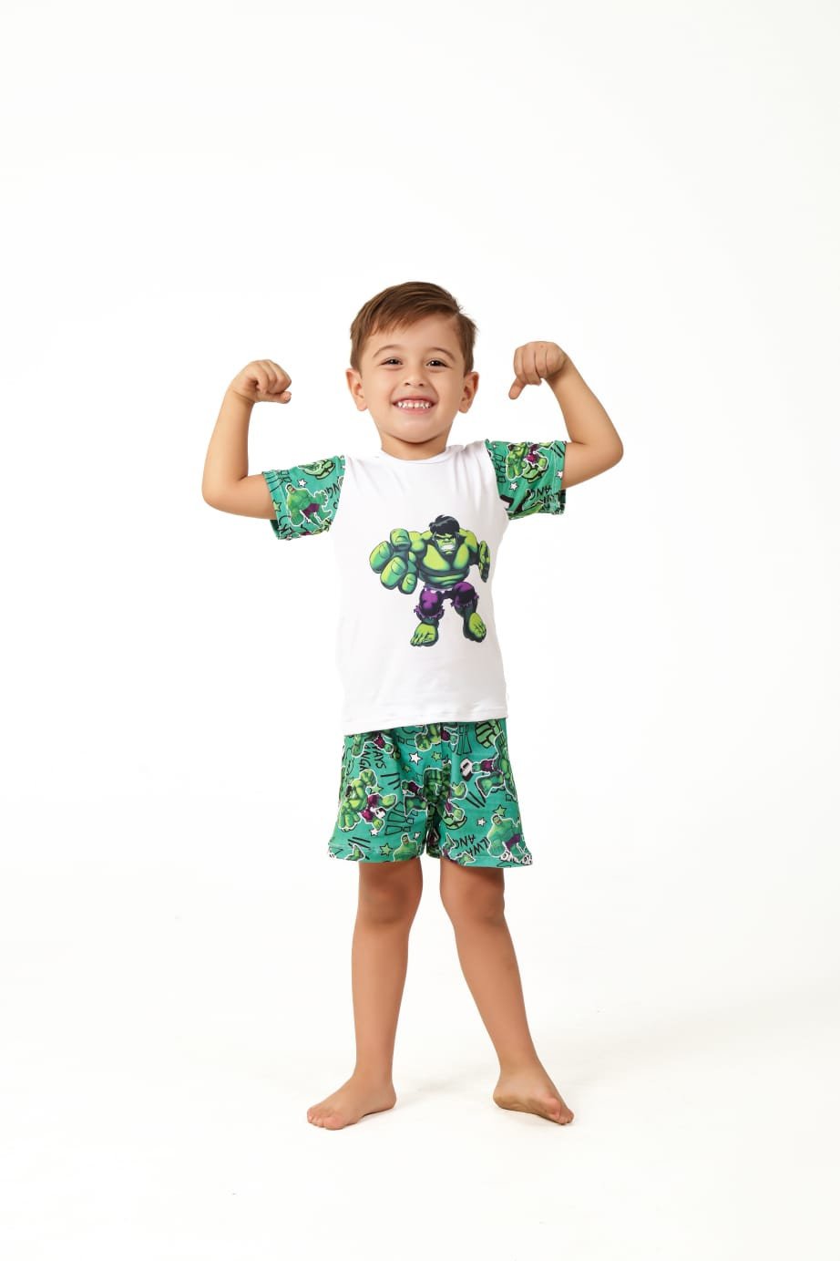 Pijama infantil masculino personagem 