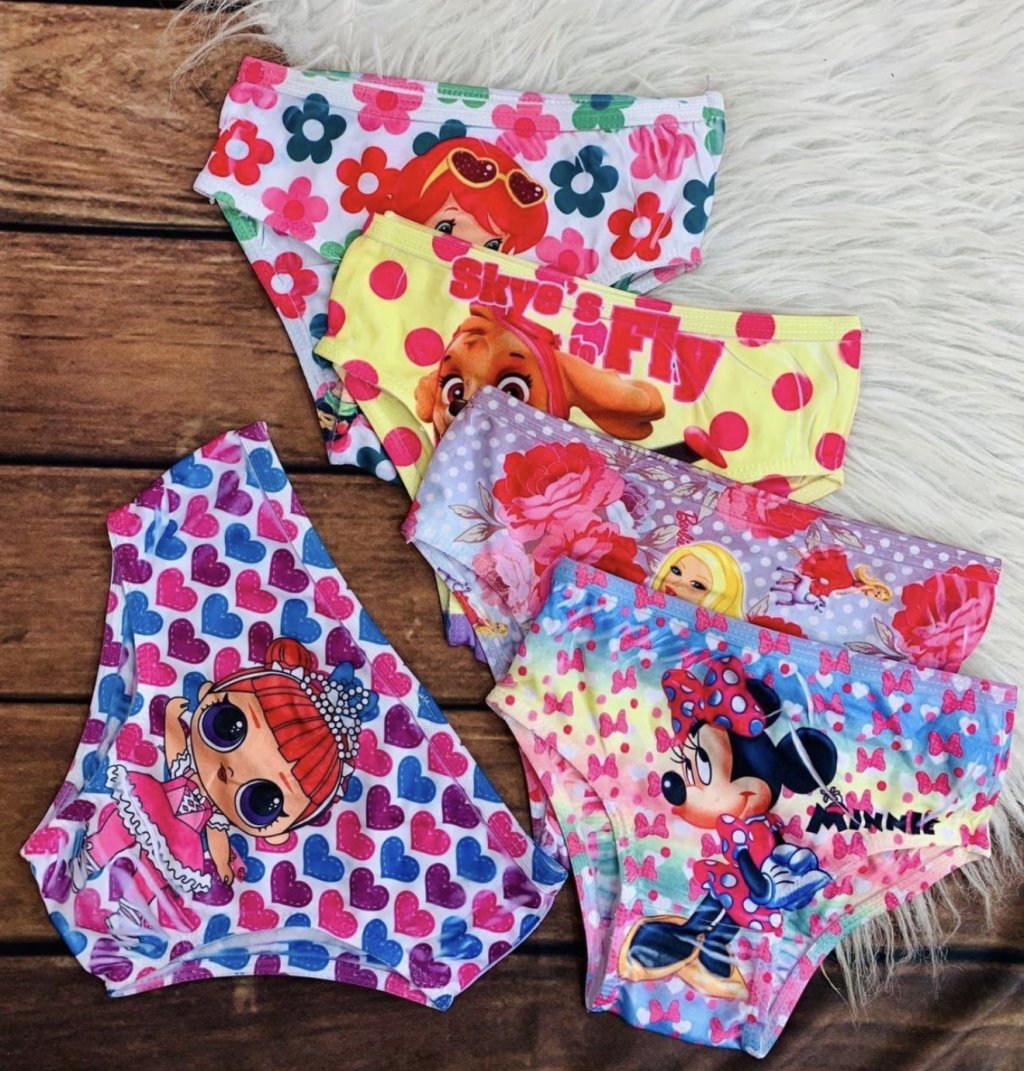 Calcinha infantil sublimada 