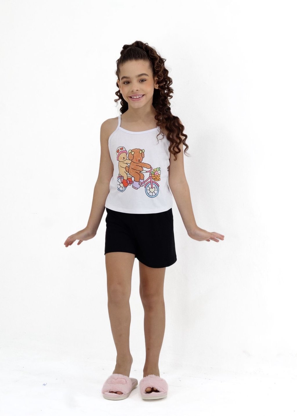 Baby doll ondinha liso