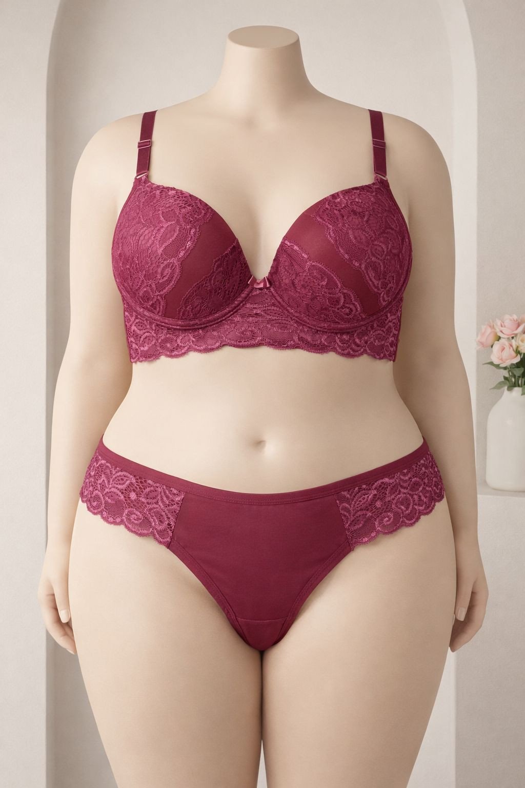 Conjunto plus Size fio duplo