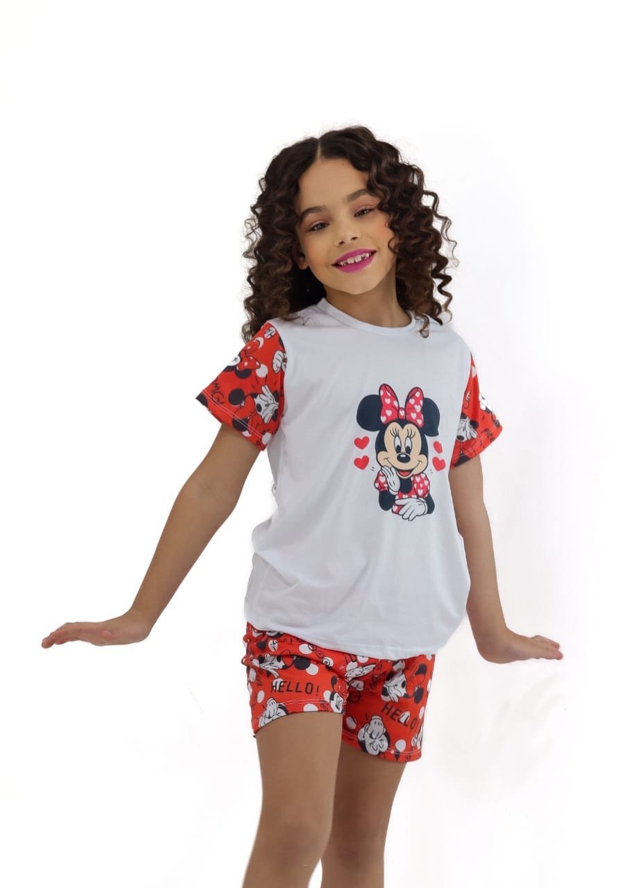 Pijama infantil feminino personagem 