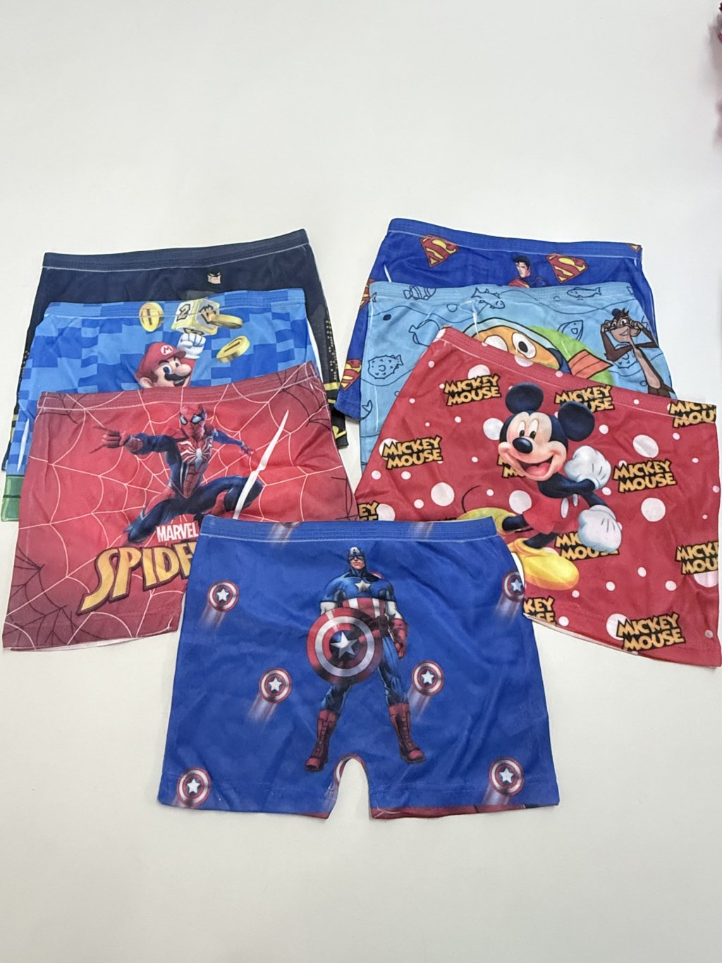 Cueca box infantil sublimada 