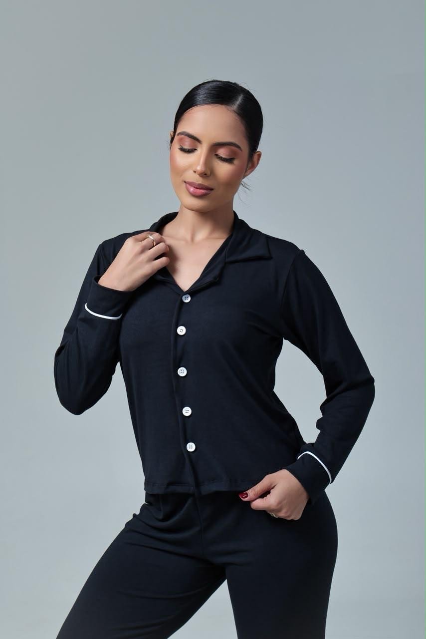 Pijama americano longo 