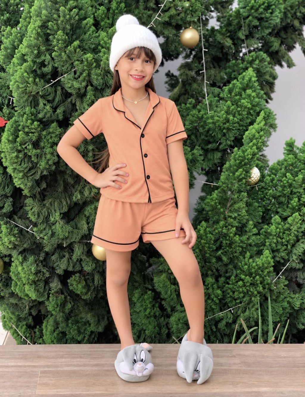 Baby doll americano infantil liso