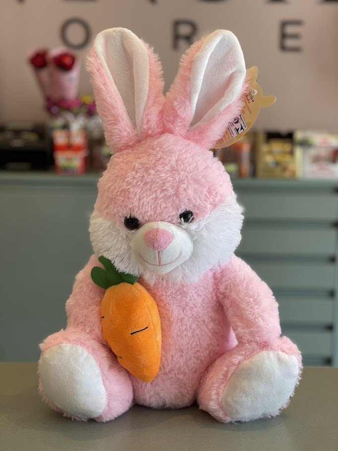 Pelúcia Coelho 45cm - Rosa