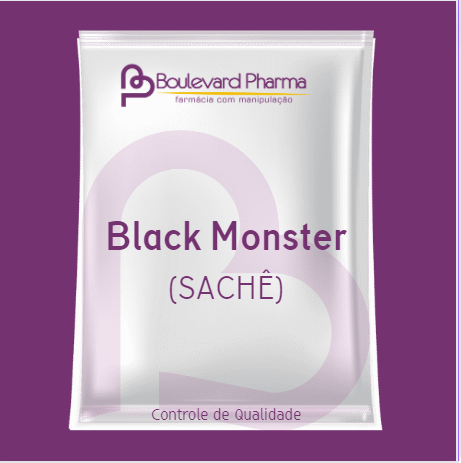 Black Monster 30 Sachês - Mais Força e Ganho de Massa Muscular