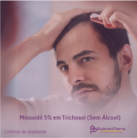 MINOXIDIL EM TRICHOSOL – SEM ÁLCOOL