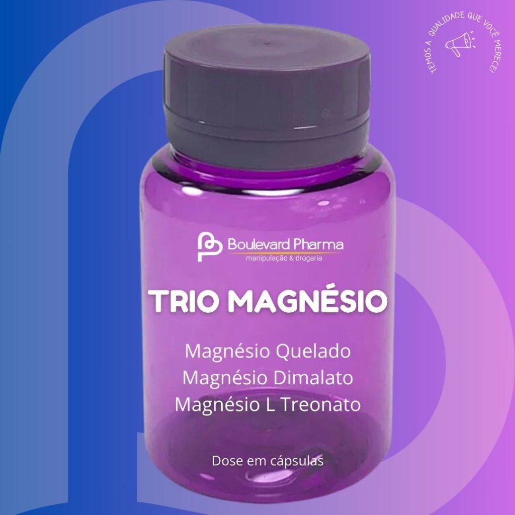 TRIO MAGNÉSIO 30 DOSES