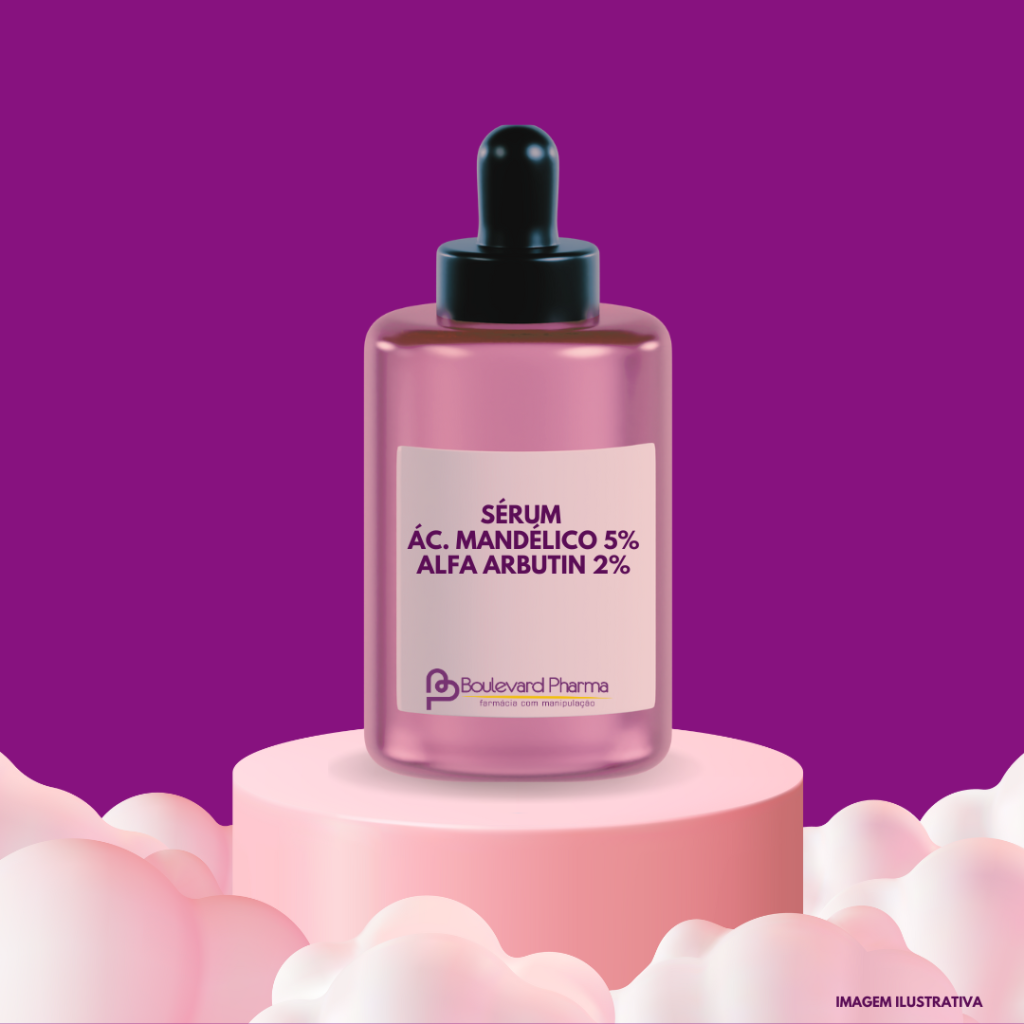 Sérum 5% Ácido Mandélico + Alfa Arbutin 2% 30ml