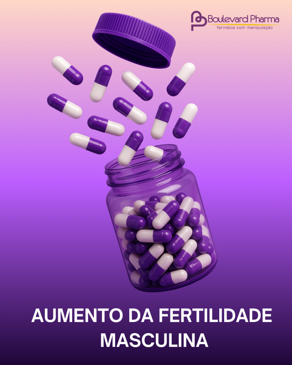 COMPOSTO PARA AUMENTO DA FERTILIDADE MASCULINA: 30 doses 