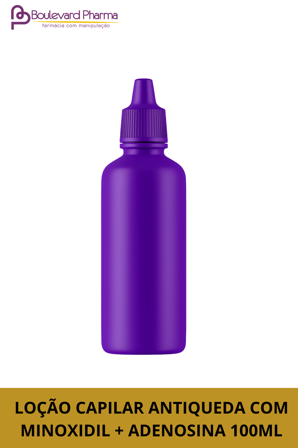 Loção Capilar Antiqueda Minoxidil + adenosina 100ML