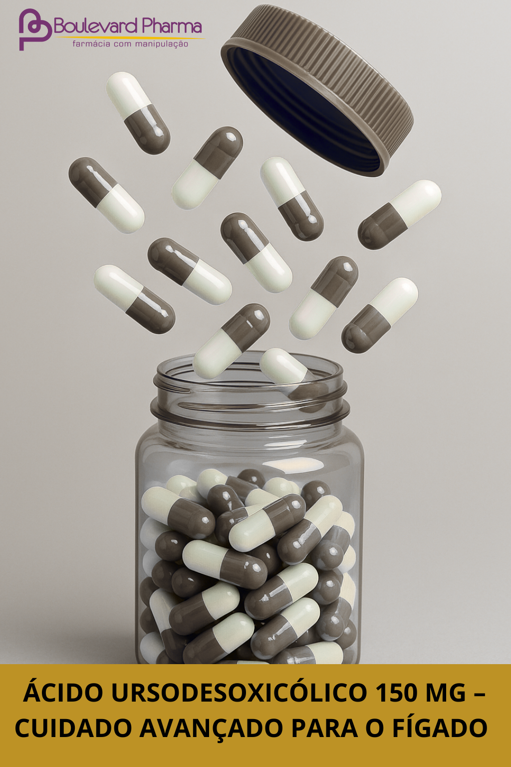 Ácido Ursodesoxicólico 150 mg – Cuidado Avançado para o Fígado 30 doses