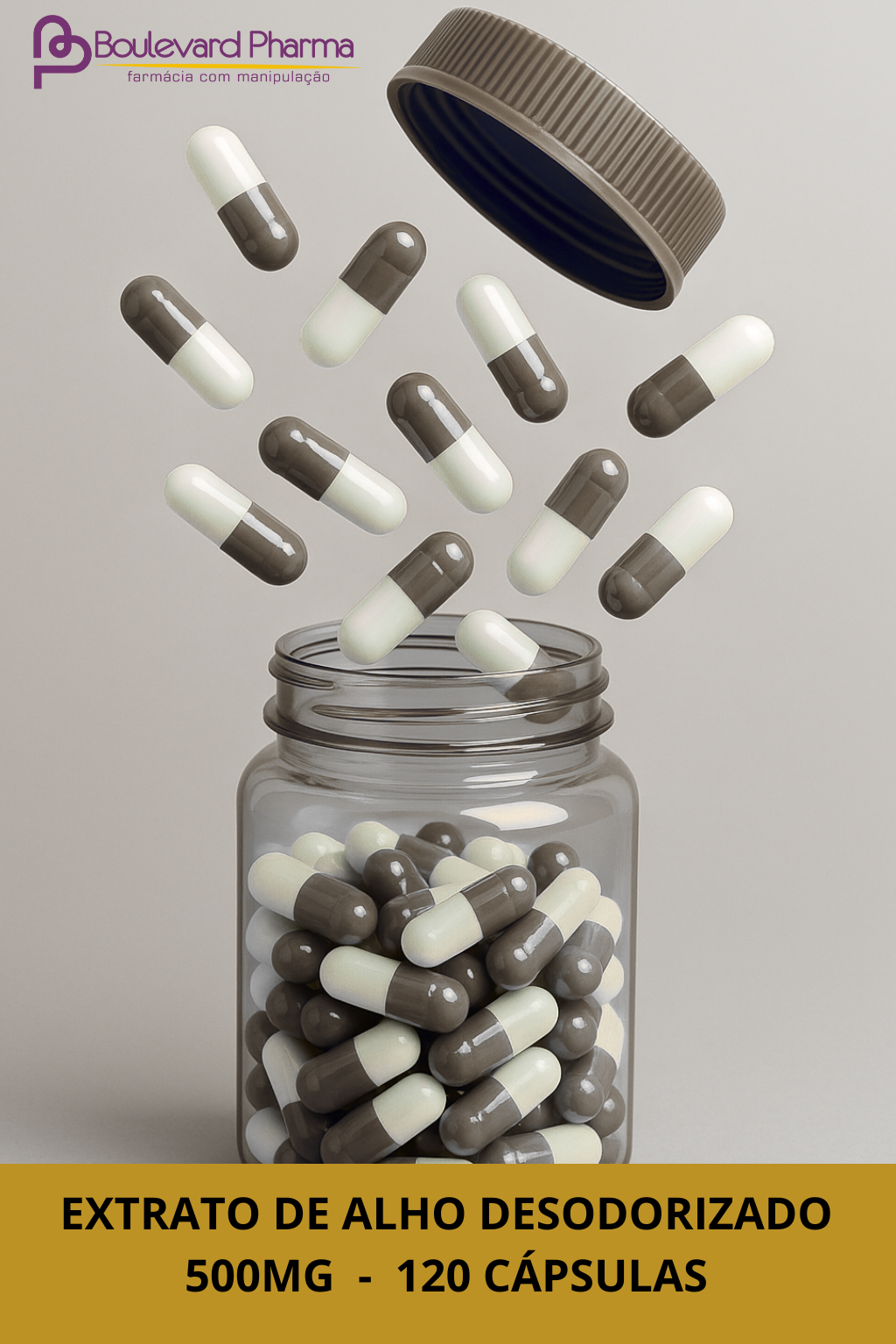 Extrato De Alho 500mg 120 Cápsulas