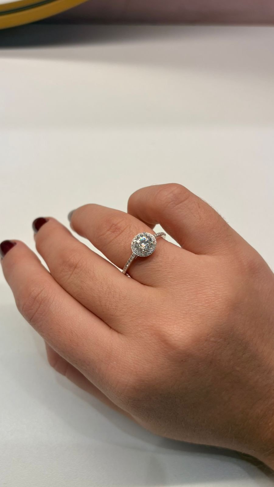 Anel Moissanite 